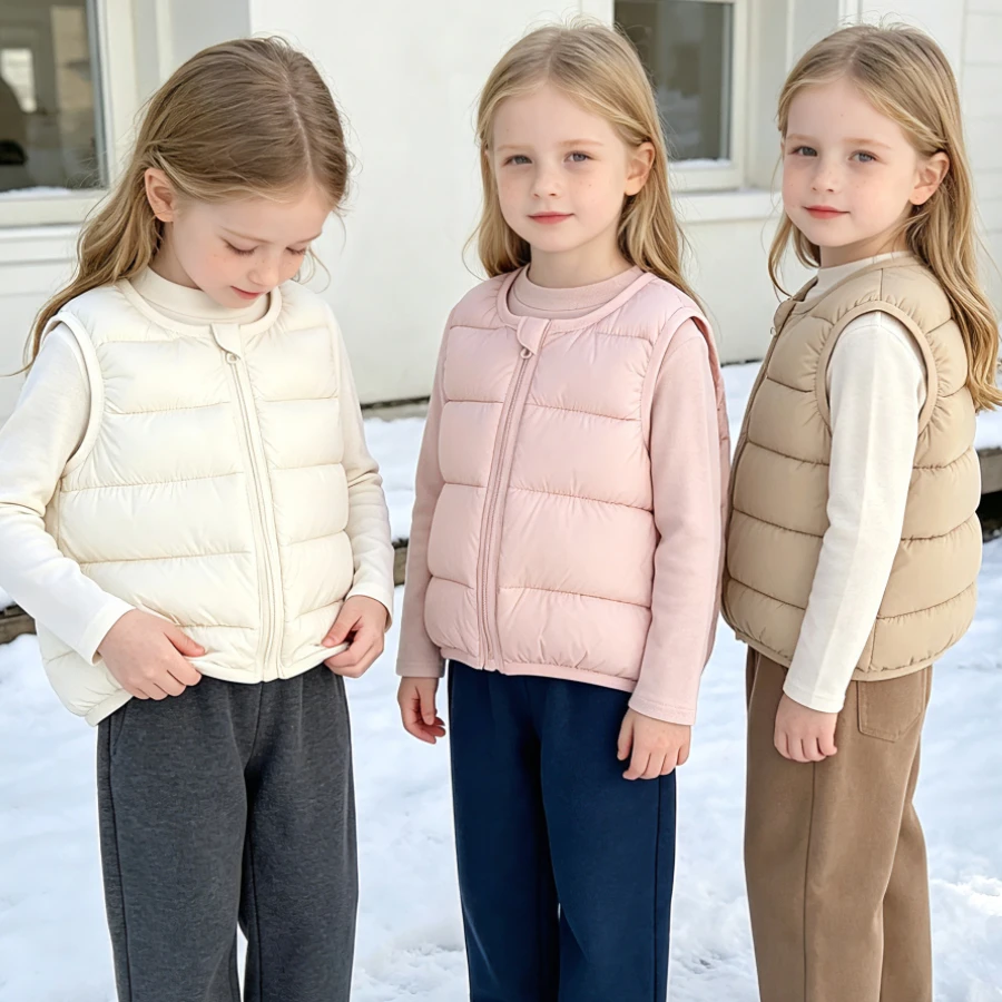 Padded Vest Gilet - Küçük Çocuklar İçin Hafif Dolgulu Yelek