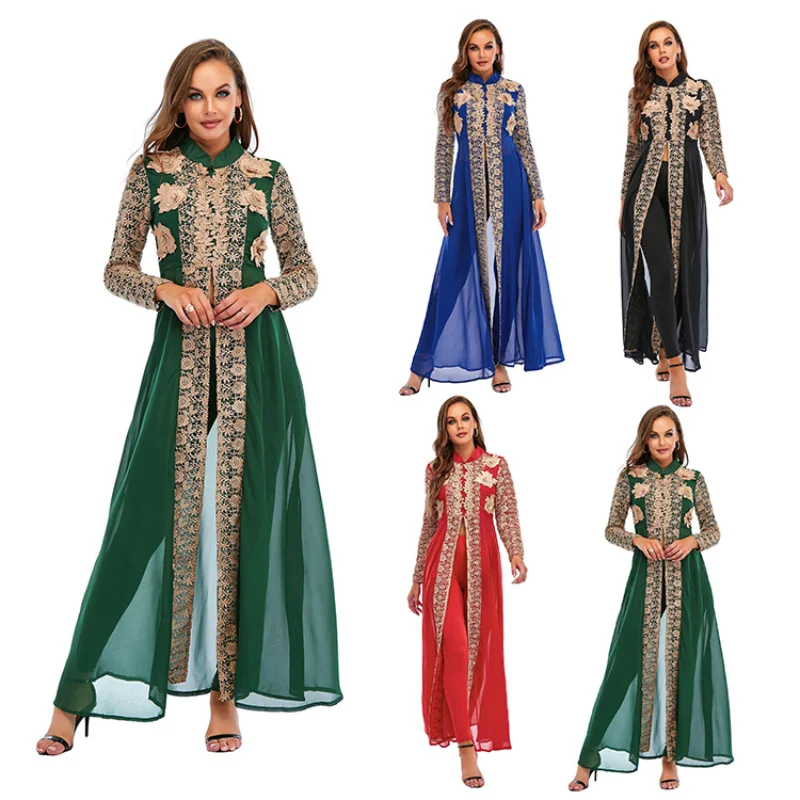 Winter Clothing Dubai - 2025 Yeni Kadın Müslüman Elbiseler Tatil