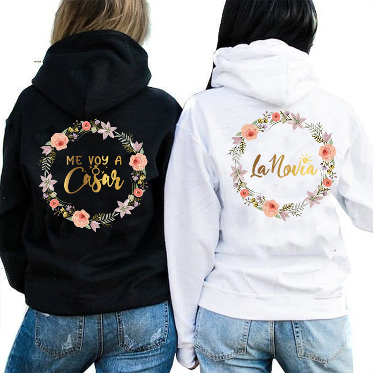 Winter Clothing In Spanish - İspanyol Gelin Takımı Kazak Kapüşonlular Bekarlığa