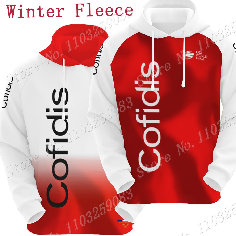 Winter Clothing In Spanish - Cofidis 2023 takım Hoodie erkekler rahat