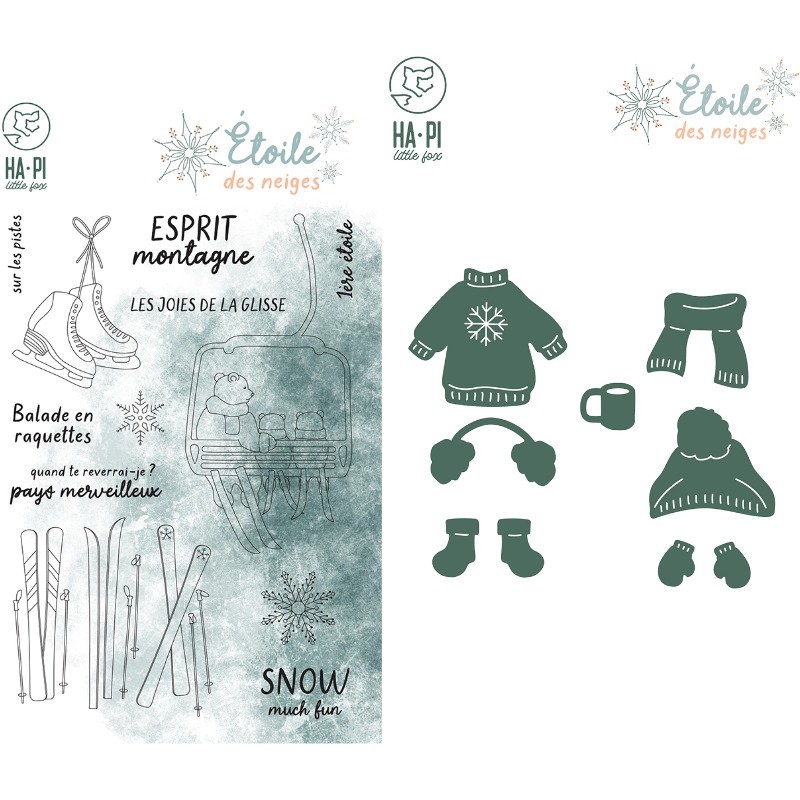 Winter Clothing Photo - Kışın Hapi kesme kalıpları, DIY Karalama