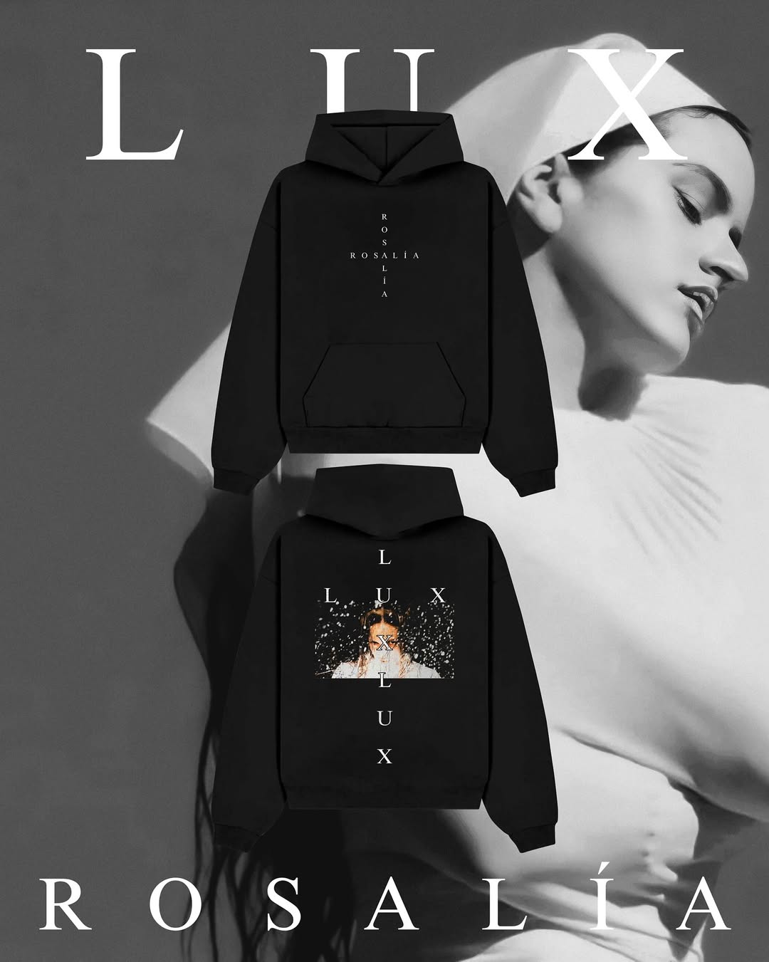Winter Clothing In Spanish - İspanyol Şarkıcı Rapçi ROSALIA LUX Hoody