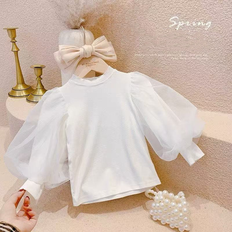 Winter Clothing 1 Year Old - Kız Çocuk Tişörtleri Puf Uzun Kollu