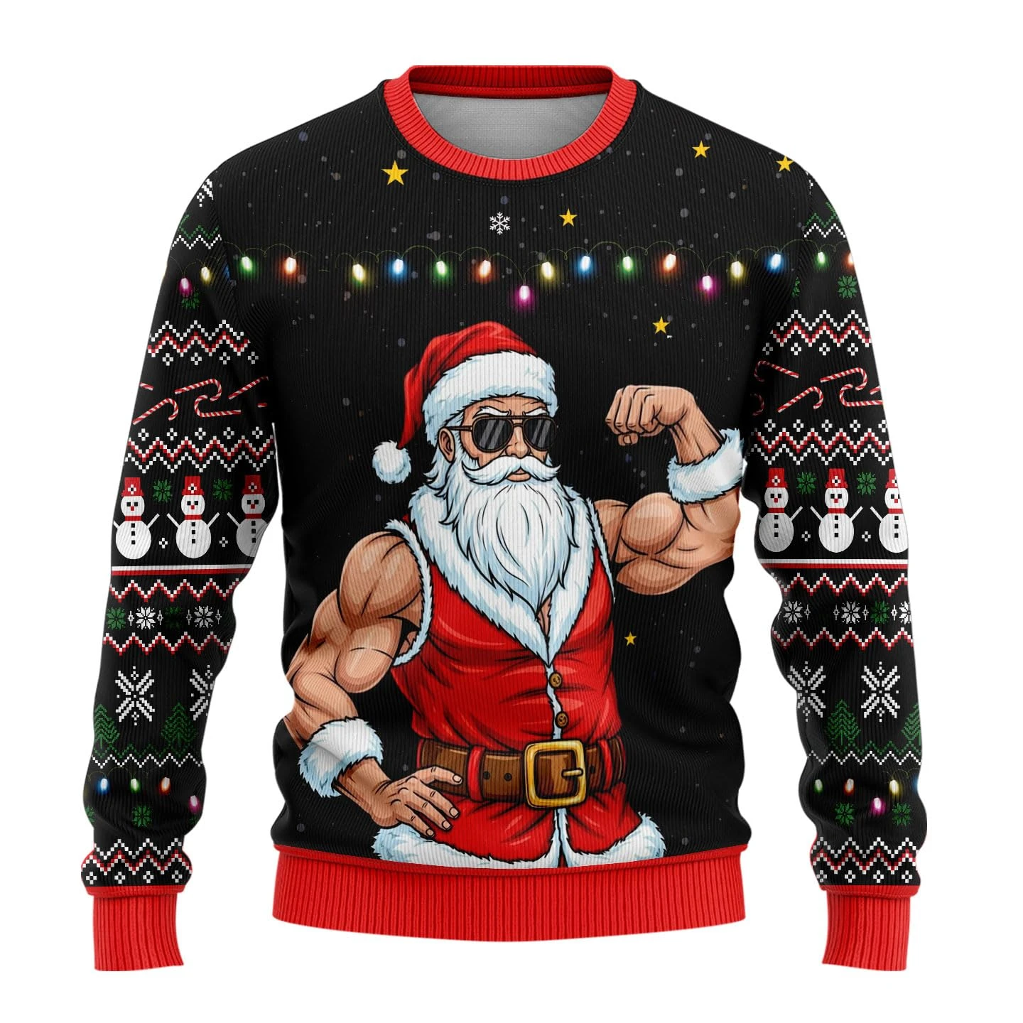 Winter Clothing Cute - Noel Temalı Sevimli Noel Baba Karikatürlü