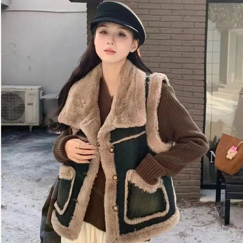 Padded Vest Gilet - Lady Mink Kadife Yelekler Hafif Dolgulu
