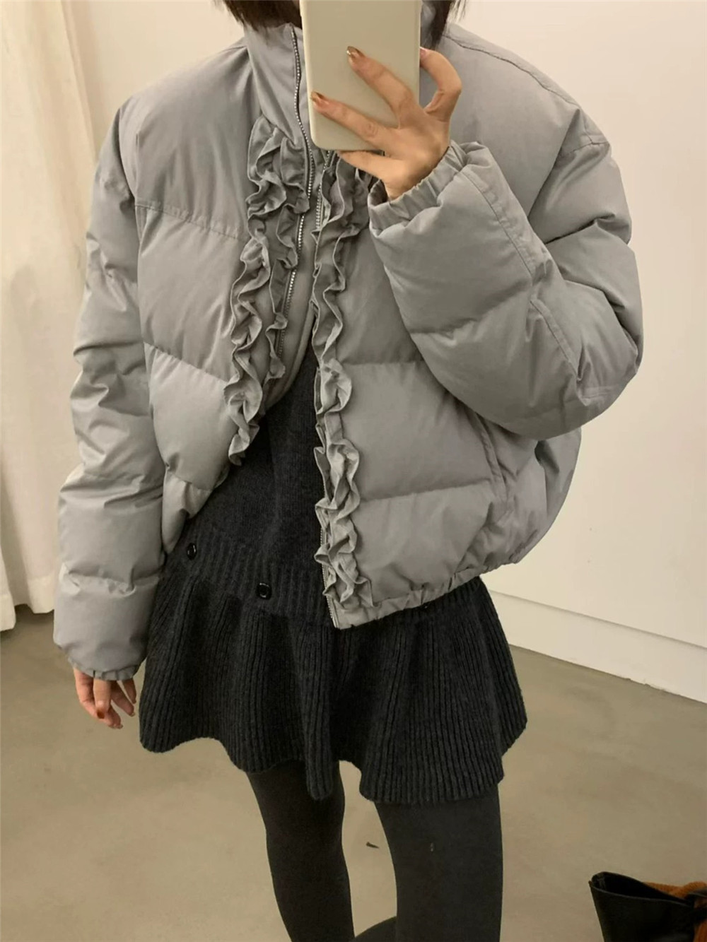 Puffer Jacket Women Down - Kısa Şişme Mont Kadın Kışlık Yeni