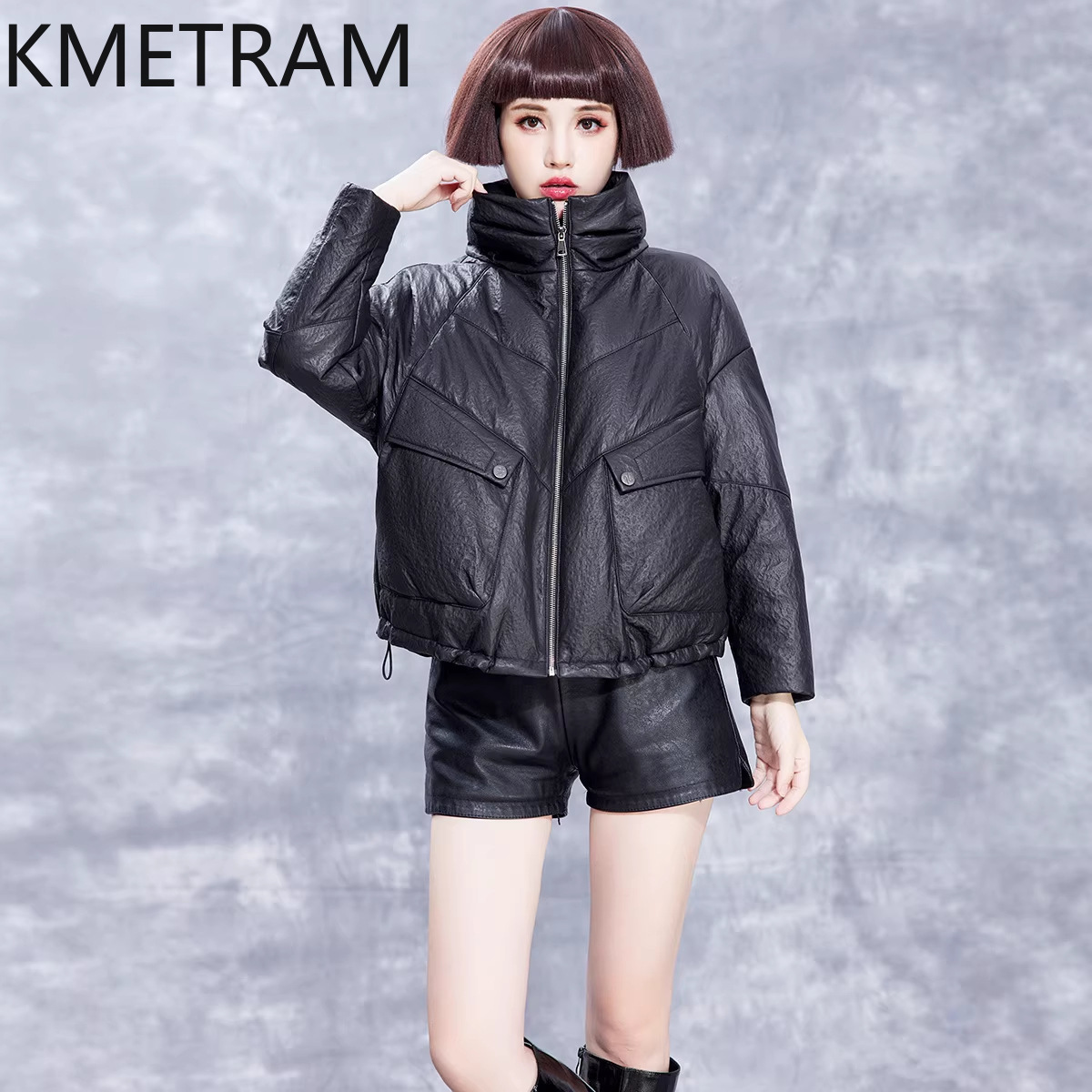 KMETRAM Gerçek Koyun Derisi De - Puffer Jacket Women Down incelemesi ve fiyatı
