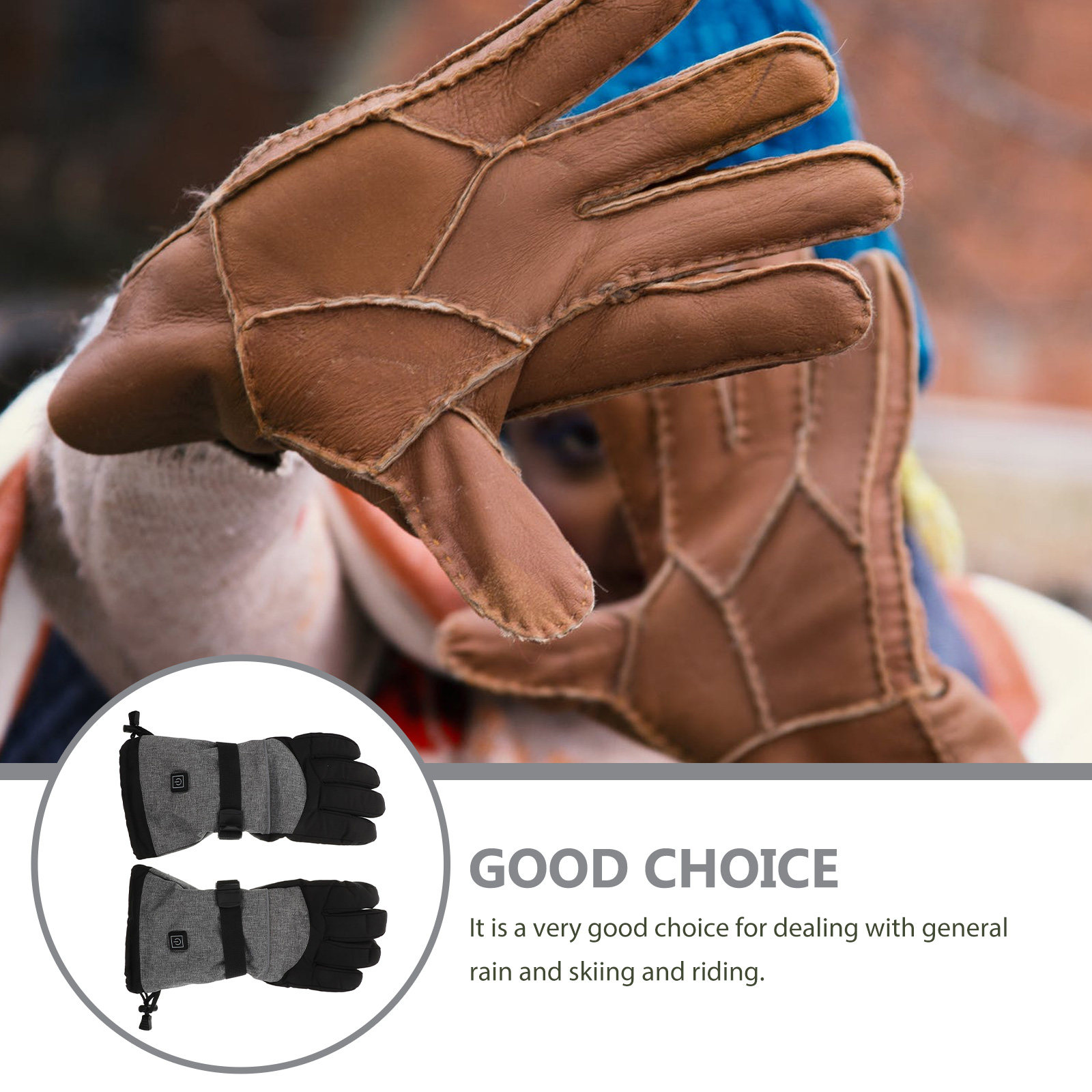 1 takım elektrikli ısıtma eldi - Heated Gloves Electric incelemesi ve fiyatı