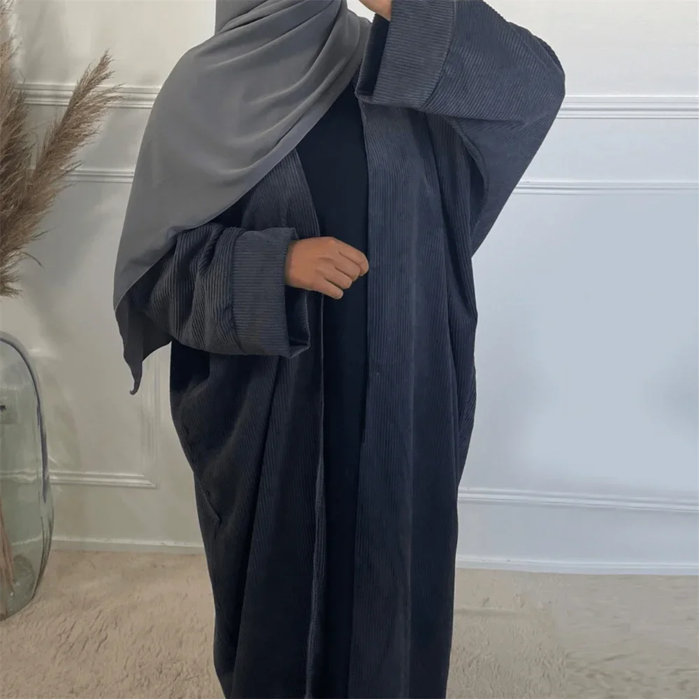Kışlık Abaya Korduroy Müslüman - Winter Clothing Dubai incelemesi ve fiyatı