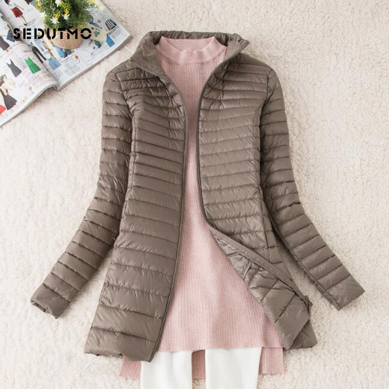 SEDUTMO kış uzun kadın aşağı c - Puffer Jacket Women Down incelemesi ve fiyatı