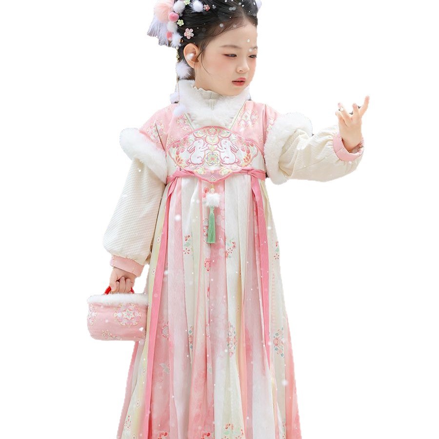 2025 Kız Çocuk Peri Hanfu Çocu - Winter Clothing 1 Year Old incelemesi ve fiyatı