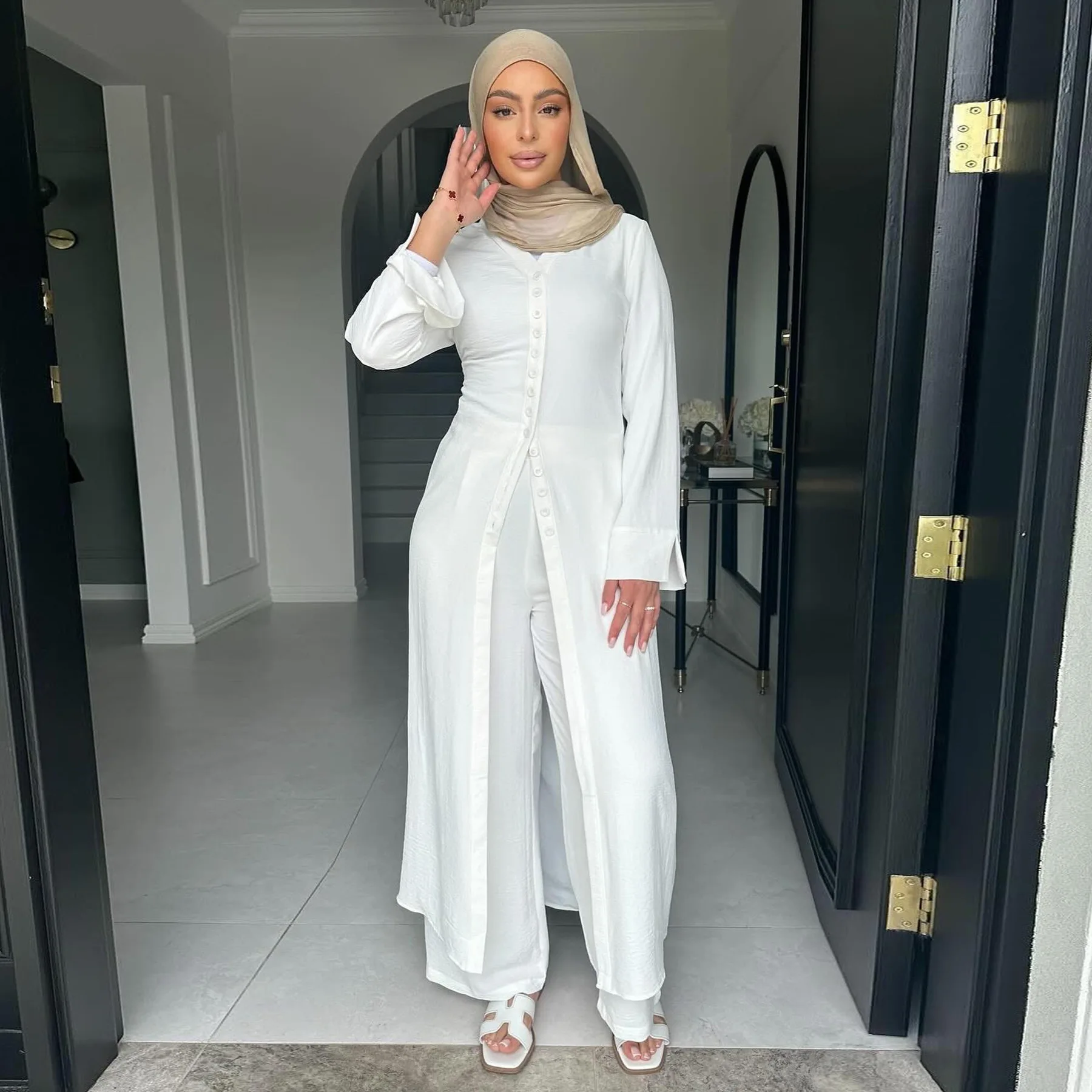 Yeni Kadın Düğmeli Abiye İki P - Winter Clothing Dubai incelemesi ve fiyatı