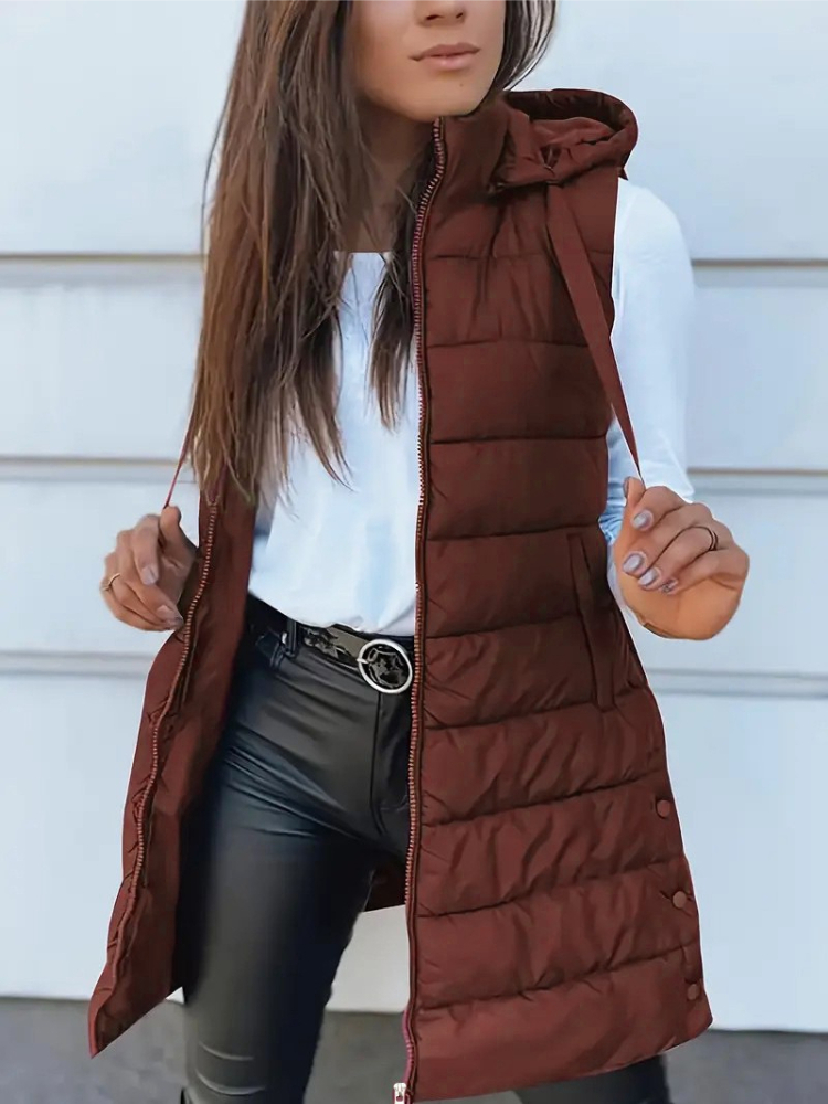 Sonbahar Kış Kadın Yeleği Günl - Padded Vest Gilet incelemesi ve fiyatı