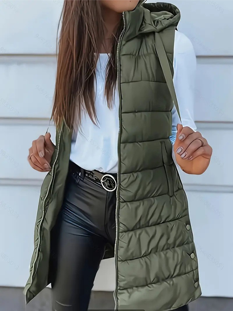 Sonbahar Kış Kadın Yeleği Günl - Padded Vest Gilet incelemesi ve fiyatı