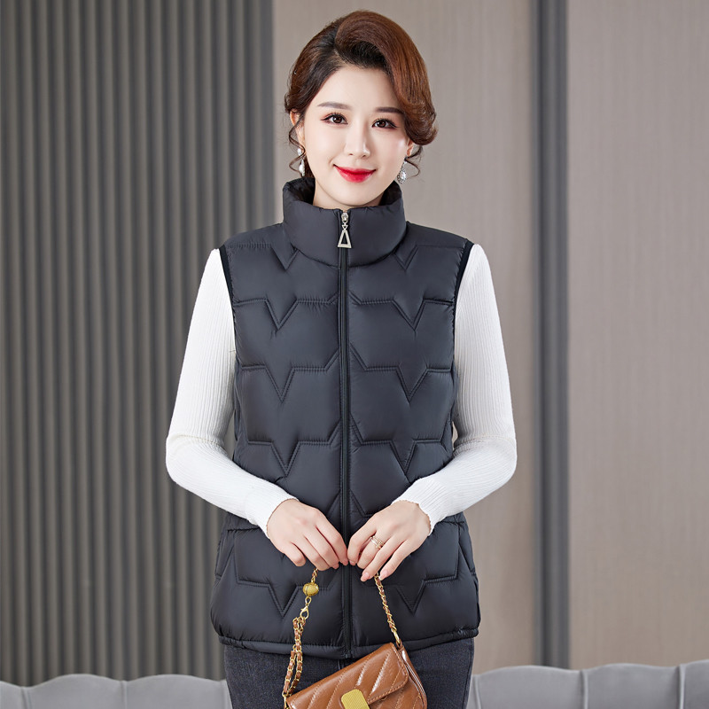 Kadın Büyük Beden Dik Yaka Dol - Padded Vest Gilet incelemesi ve fiyatı