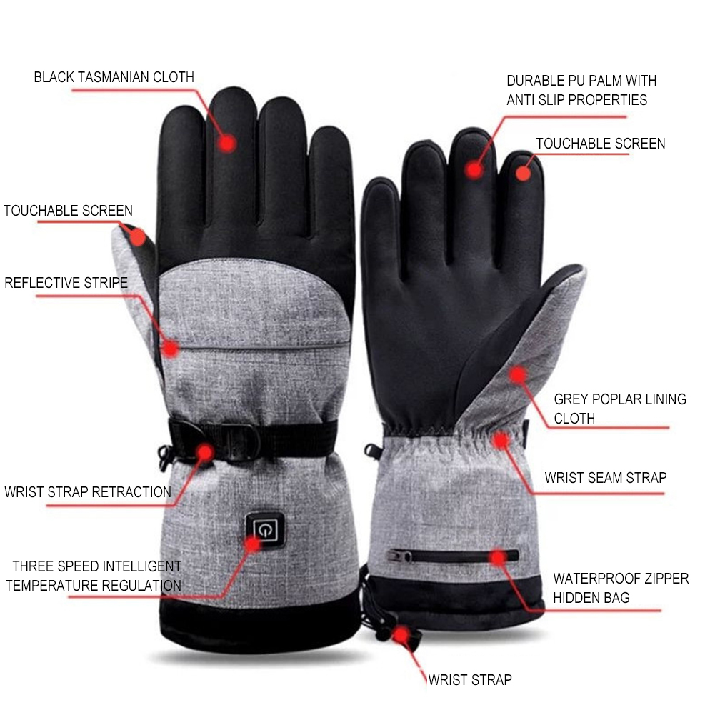 1 çift el ısıtıcı termal elekt - Heated Gloves Electric incelemesi ve fiyatı