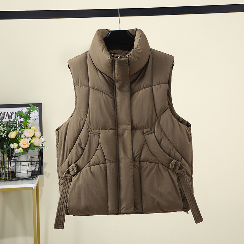 Kadınlar Yüksek Dik Yaka Kapit - Padded Vest Gilet incelemesi ve fiyatı