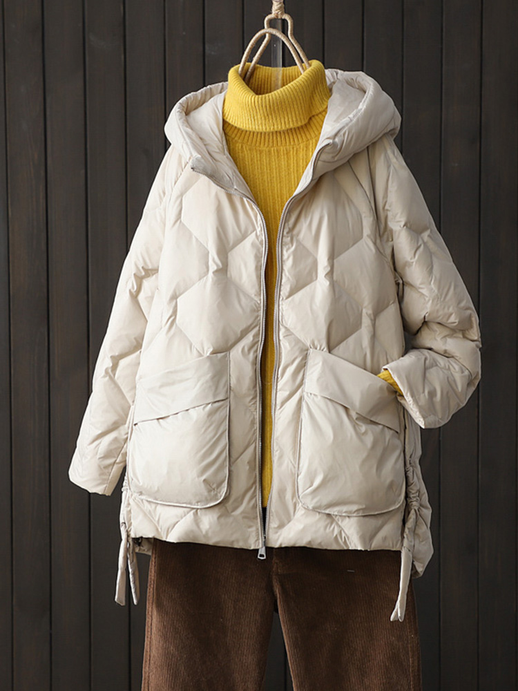 Yeni kış kadın 90% beyaz ördek - Puffer Jacket Women Down incelemesi ve fiyatı