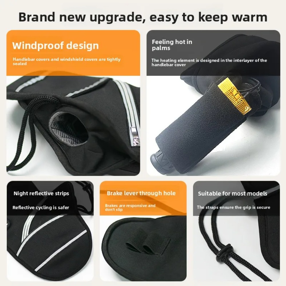 Motosiklet gidonu kış ısıtmalı - Heated Gloves Electric incelemesi ve fiyatı